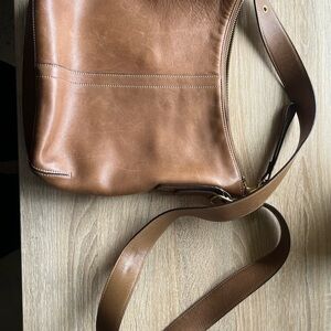 Brown Leather Crossbody Bag